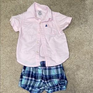 Carter’s Infant Polo shirt and shorts set